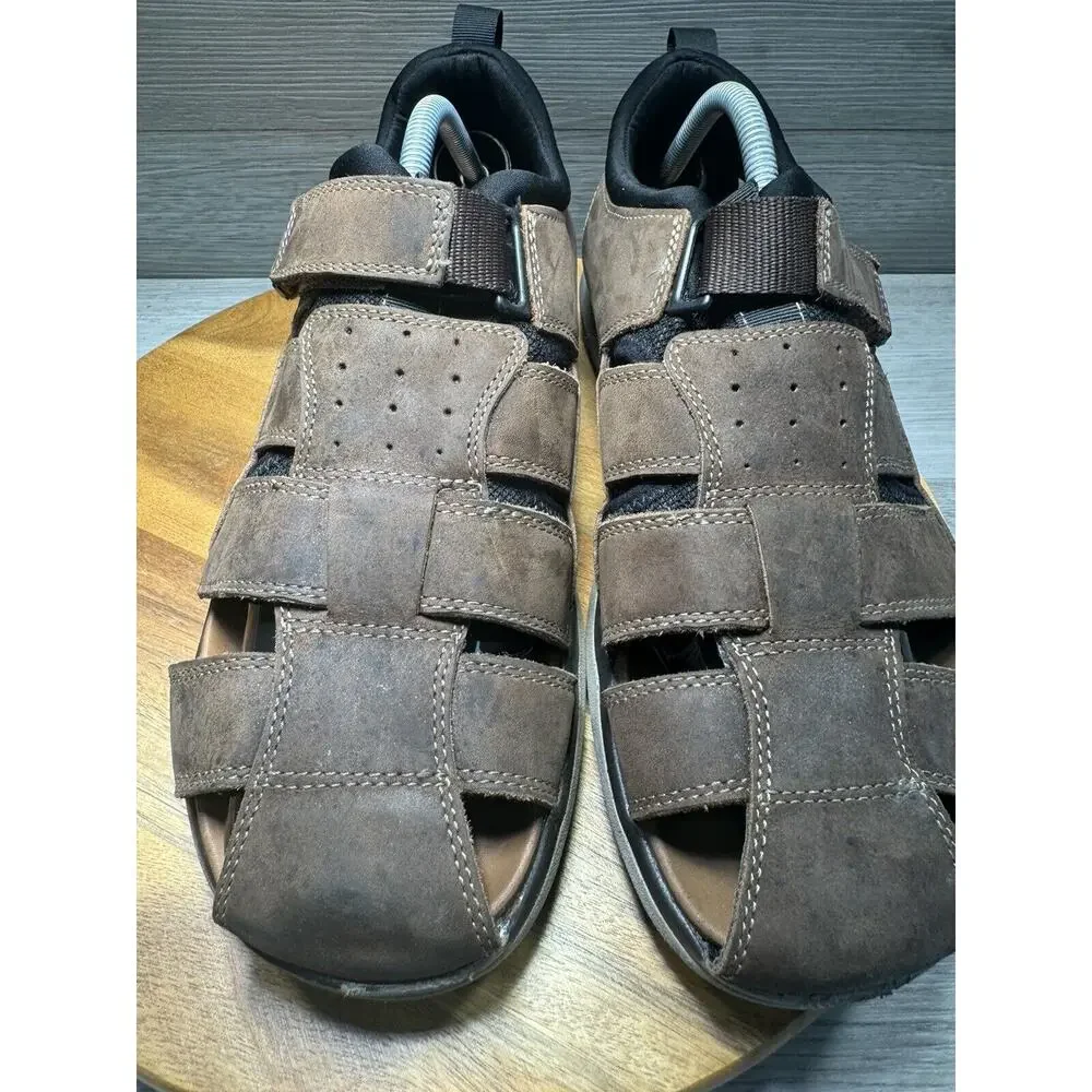 Florsheim Voyage Fisherman Brown Sandals Men's Size 11 11975-215